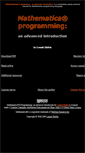 Mobile Screenshot of mathprogramming-intro.org